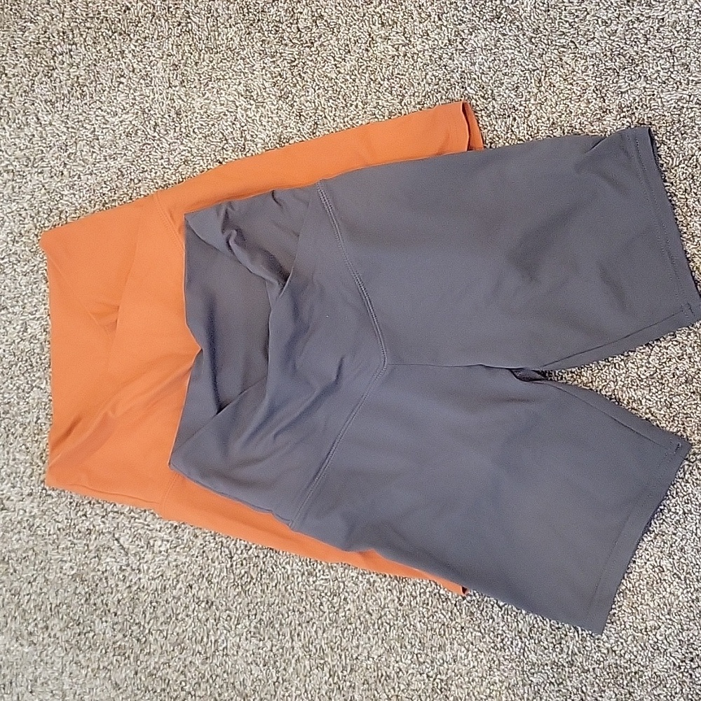 2 pairs of jersey cotton biker shorts